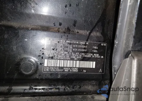 2019 Toyota Rav4 Xle из США, поврежденный, VIN 2T3P1RFVXKC059995